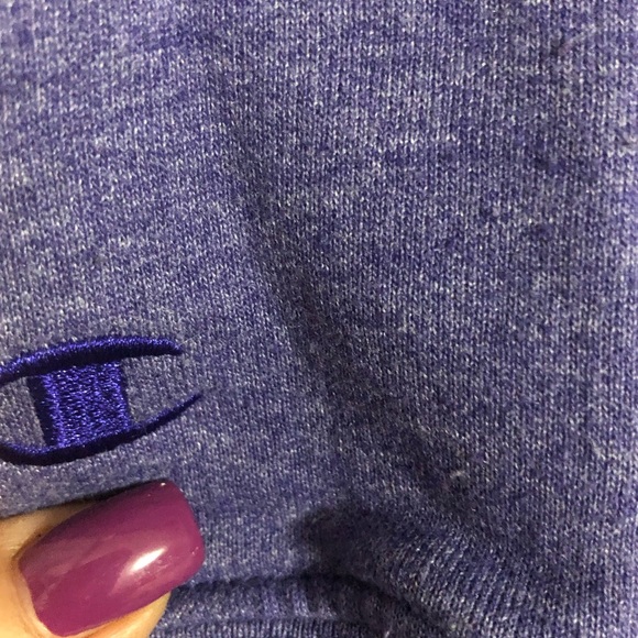 Champion Purple hooded Sweatshirt - Picture 6 of 15